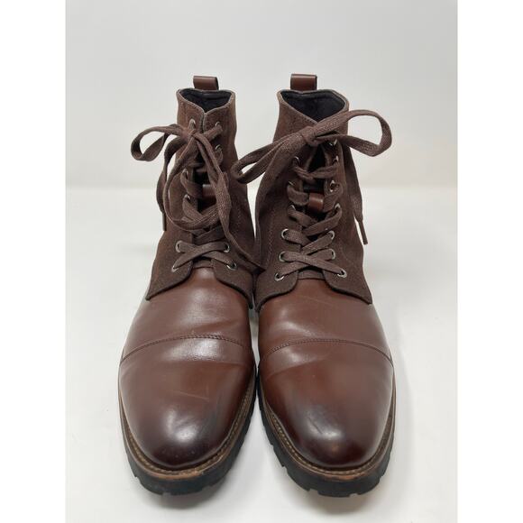 nichangyuyi Other - Mens Cotton Fashion Trend Contrast Color Pointed Martin Boots High Top Men's 8.5
